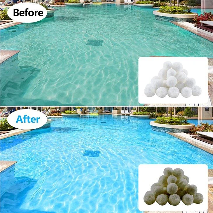 Filter Material Fiber Ball For Swimming Pool Water Treatment