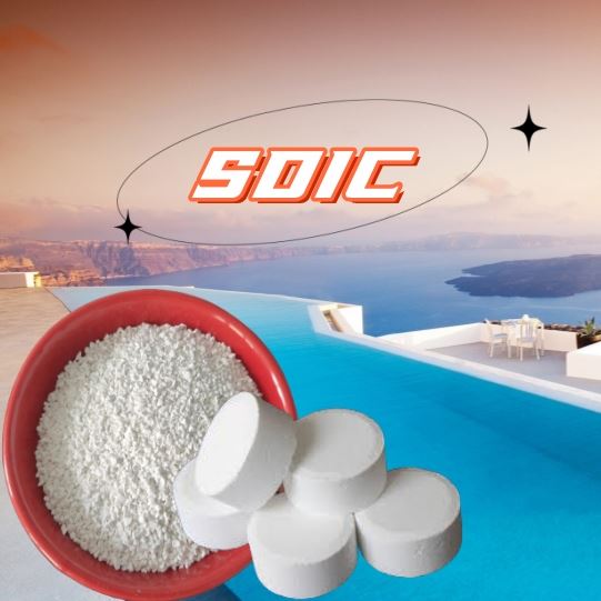 Pemurnian Air Harga Rendah 25kg Butiran Tablet SDIC Dihidrat 56 persen Harga Sodium Dichloroisocyanurate