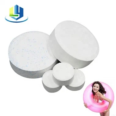 Desinfeksi Pengolahan Air 87-90-1 Tablet Klorin 90 TCCA Untuk Kolam Renang