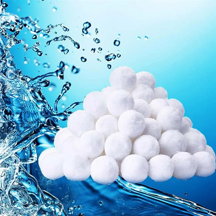 Filter Balls Industry Rain Wastewater Treatment Machine Making Filter Media Polyester Fiber Ball