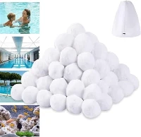 Bola Media Filter Kolam 700G untuk Kolam Di Atas Tanah Bola Filter Pasir Ramah Lingkungan Yang Dapat Digunakan Kembali, Bukan Pasir