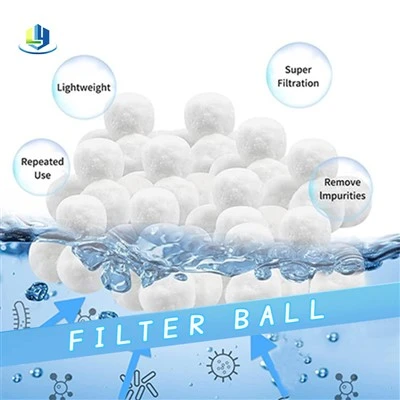 Bola Filter Kolam Renang Pengganti Pasir Bola Serat Poliester Bola Pembersih Filter Kolam Renang
