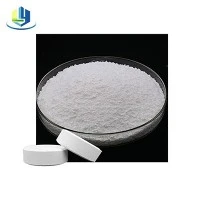 Pasokan Pabrik SDIC CAS 2893-78-9 56% 60% Sodium Dichloroisocyanurate Tablet Disinfektan Kolam Renang